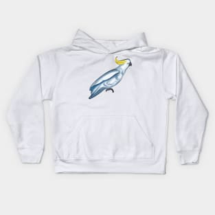 Blue Cockatoo - Australian Native Bird Kids Hoodie